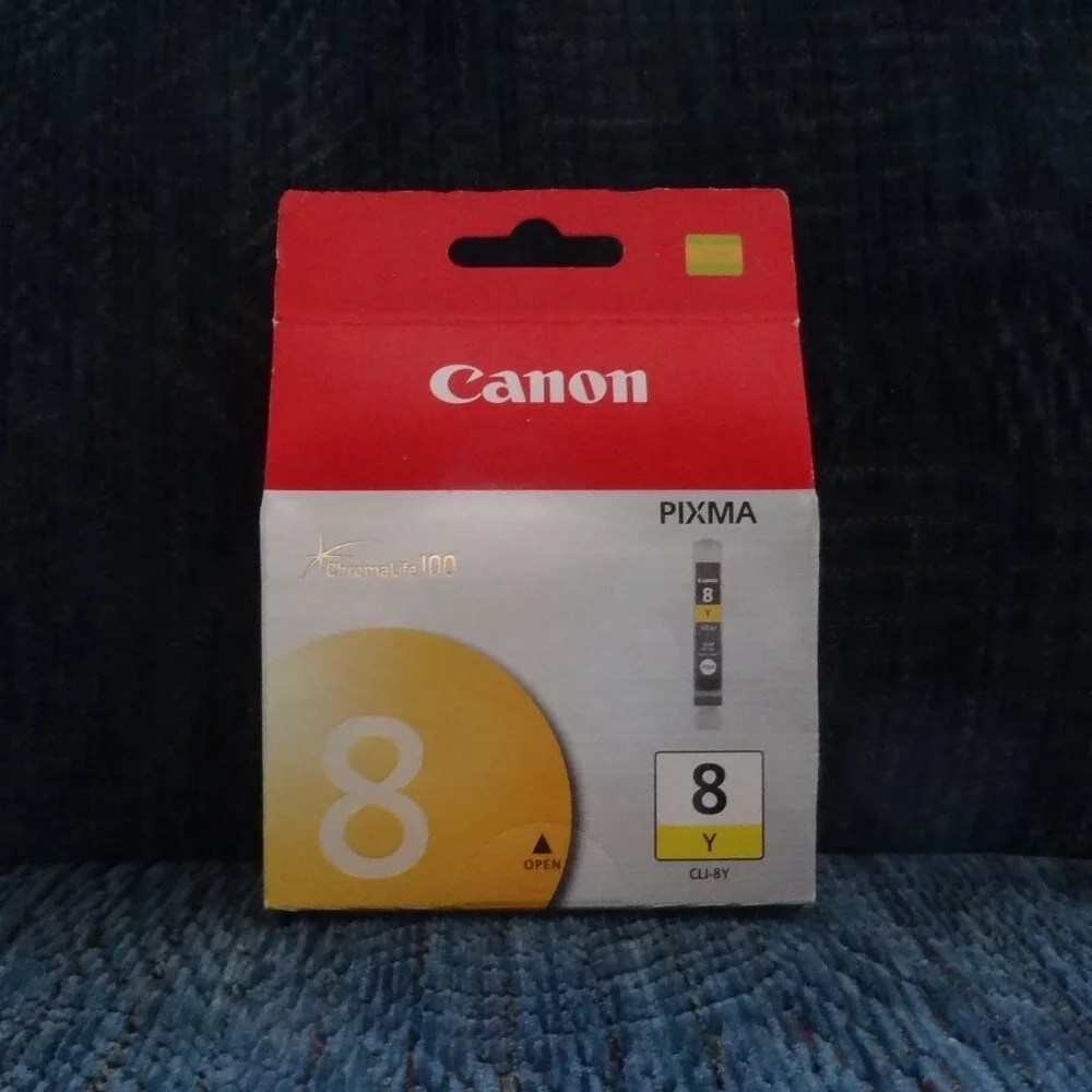 GENUINE CANON PIXMA Tank ~ Yellow CLI – 8Y ~ NEW